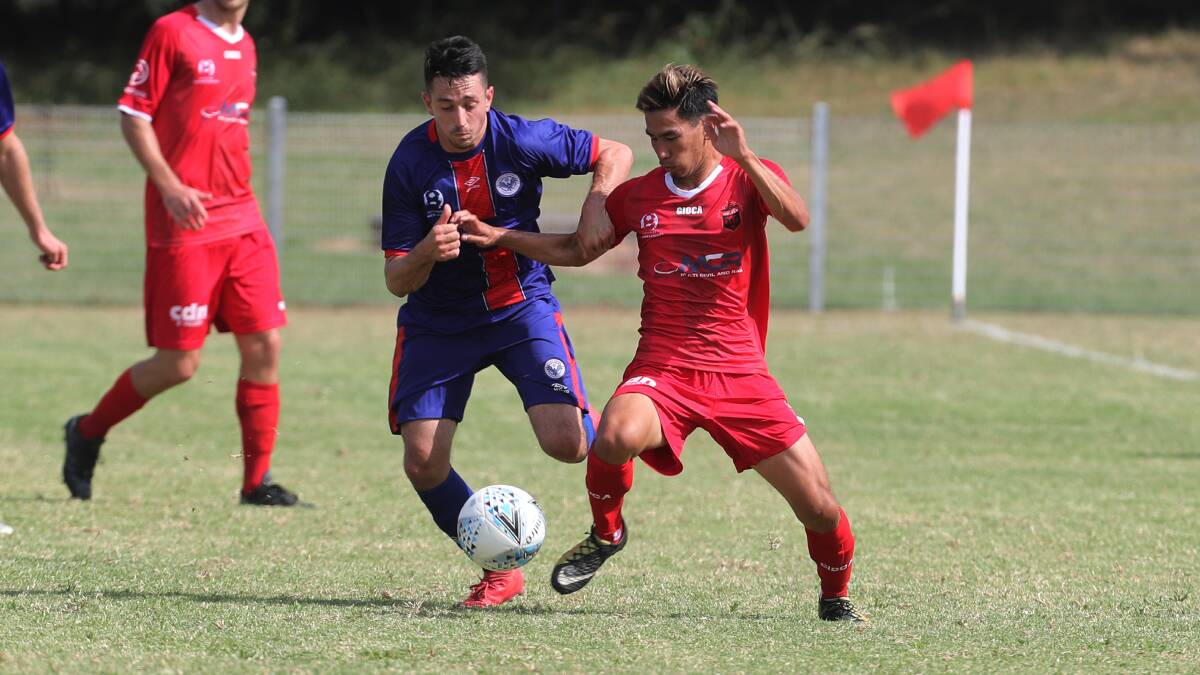 UP FOR THE FIGHT: Wolves attacker Takeru Okada will be a key figure for his side on the road against APIA Leichhardt Tigers. Picture: ROBERT PEET