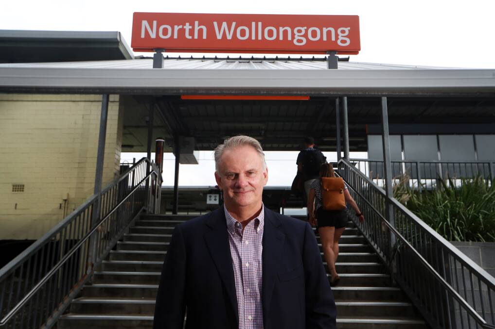 Illawarra plan: One Nation's NSW leader Mark Latham was in town to push measures to preserve Wollongong's "cosmopolitan" feel, which included capping population. Picture: Sylvia Liber