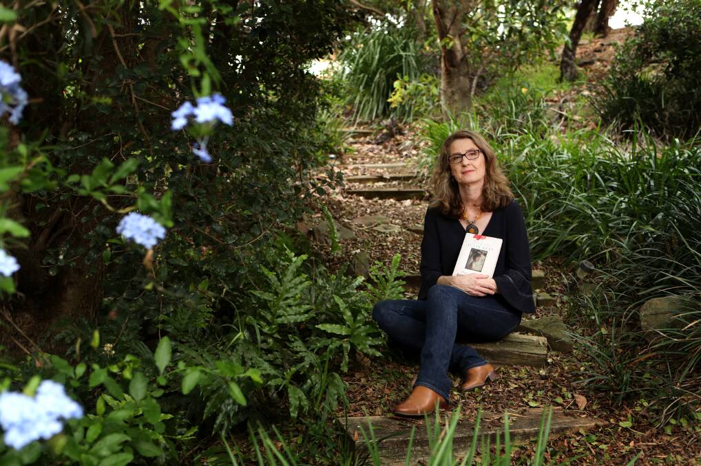 LUCKY: A terrifying car accident has driven Julie Keys, 57, to complete her first novel and a PhD in Creative Arts at the University of Wollongong. The Artists' Portrait is out now, through Hachette Australia RRP $32.99 Picture: Sylvia Liber