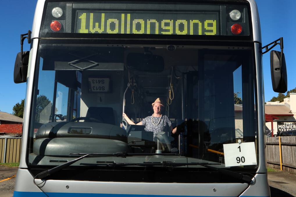 Ride on: The Illawarra's bus routes inspired Wollongong poet Ali Jane Smith to write a series of poems - aptly called Omnibus. Picture: Sylvia Liber
