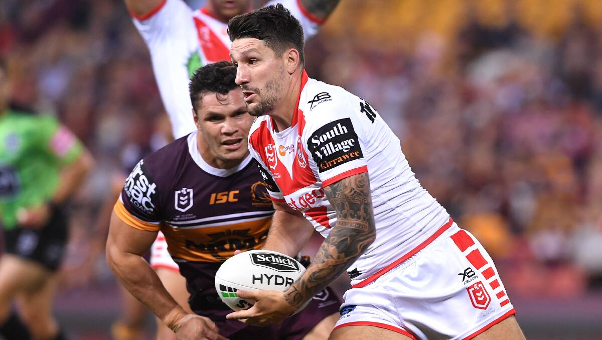 Unavailable: Gareth Widdop is disappointed to miss a clash against his English teammates on Sunday. Picture: AAP Image/Dave Hunt.