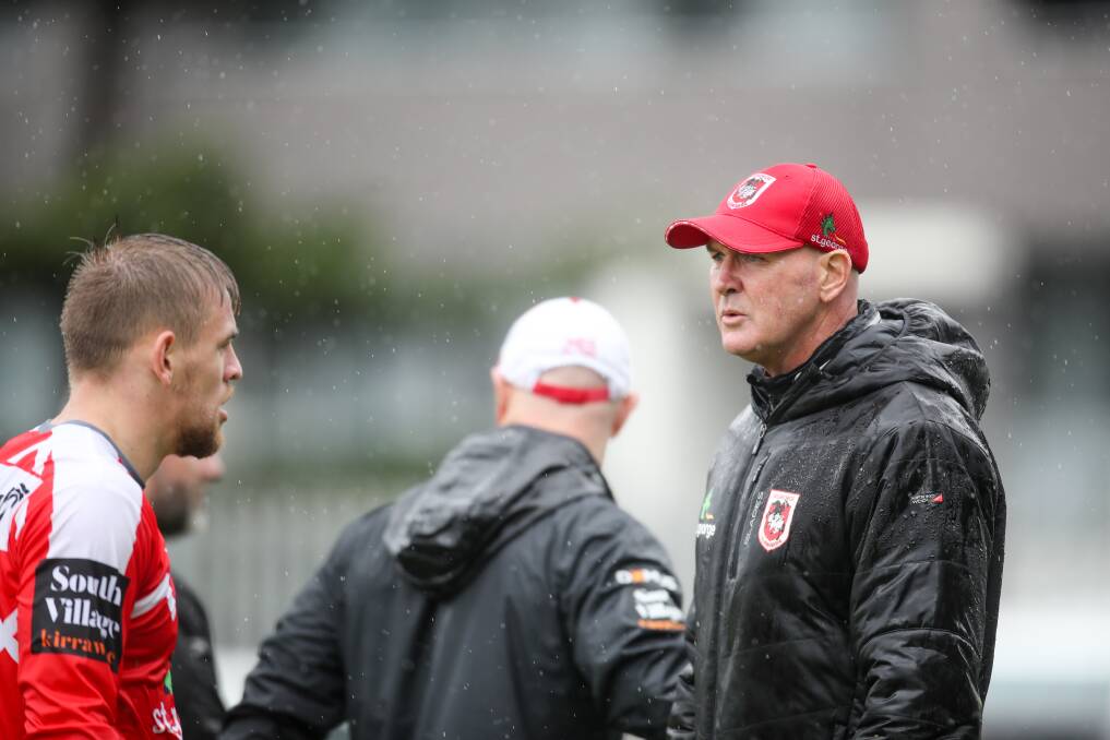 Dragons CEO Brian Johnston says it is unfair to lay all the blame for the club's recent wobbles on coach Paul McGregor. Picture: Adam McLean