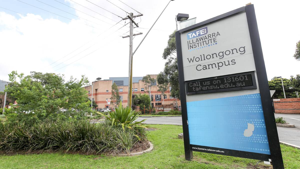 TESTING TIMES: Up to 14 jobs are on the chopping block at West Wollongong and Wollongong TAFE. Picture: Adam McLean