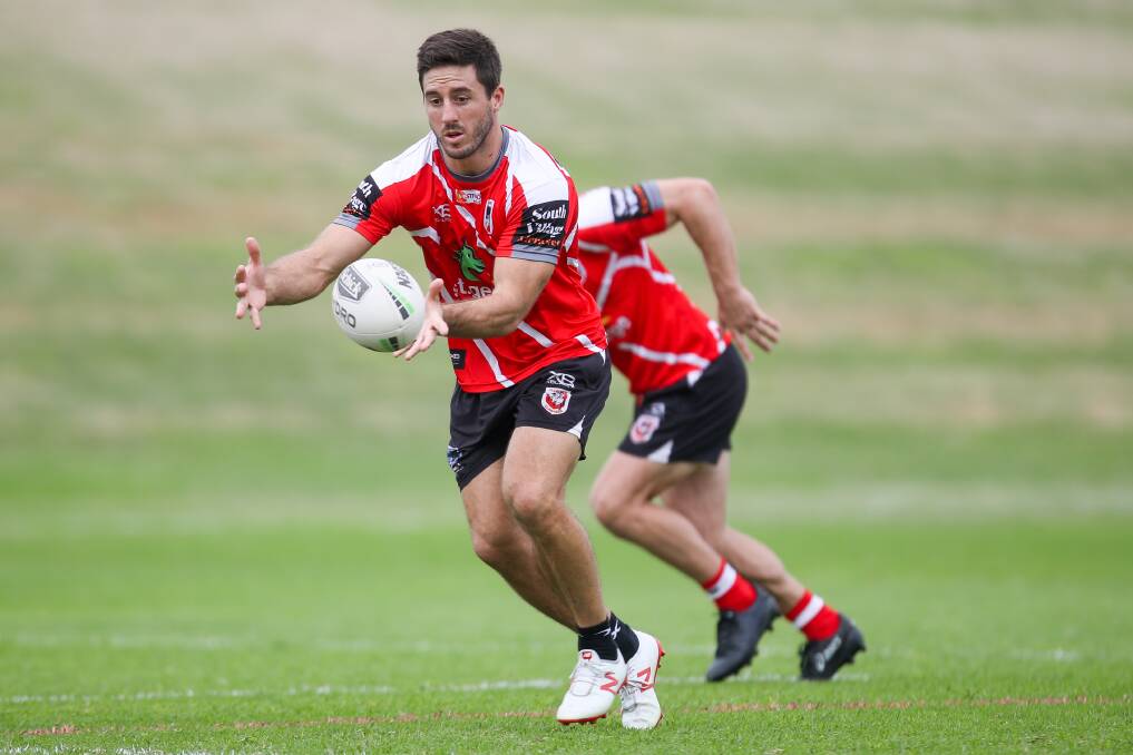 FEELING AT HOME: Dragons half Ben Hunt has enjoyed going under the radar in his second season with the club. Picture: Adam McLean