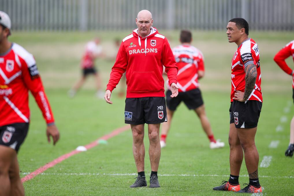 Dragons coach Paul McGregor has built a squad capable of winning a premiership. It remains to be seen if he can get them there, but he's earned the right to have a crack at it. Picture: Adam McLean 