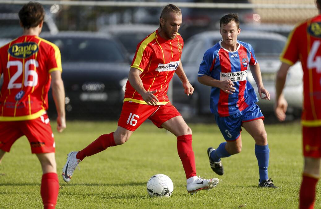 COACHING CHANGES: Wollongong United's Nathan Jagleman and his teammates will play Bulli this weekend. Picture: Anna Warr