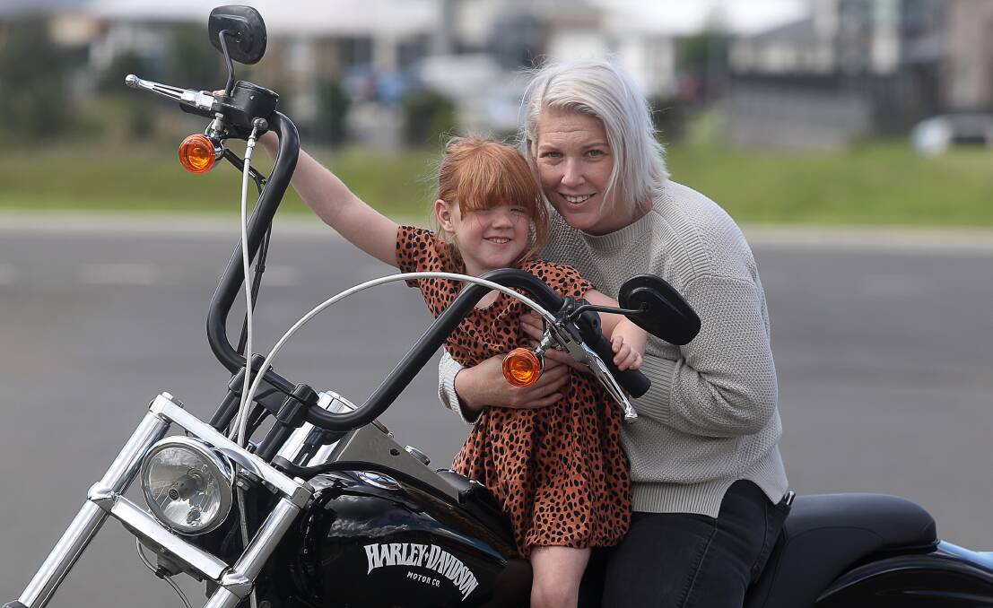 Stacey Retallick, with her daughter Piper Williams, is thankful for a community fundraiser to help their family deal with Piper's various health conditions. Picture: Robert Peet