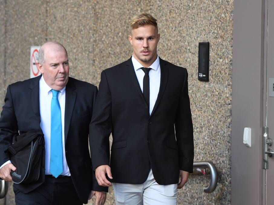 BIG CALL: Dragons star Jack De Belin will learn the outcome of his federal court case against the NRL on Friday afternoon. Picture: AAP