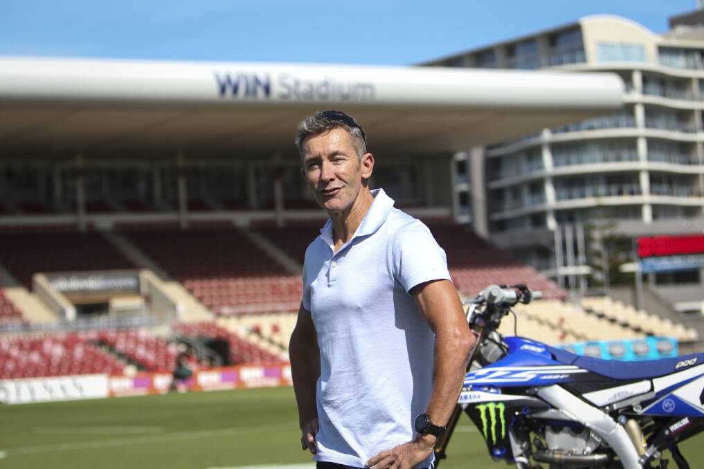 Three-time world Supercross Champion and Moto GP winner, Troy Bayliss, is bringing the Supercross championships to Wollongong. Picture: Anna Warr