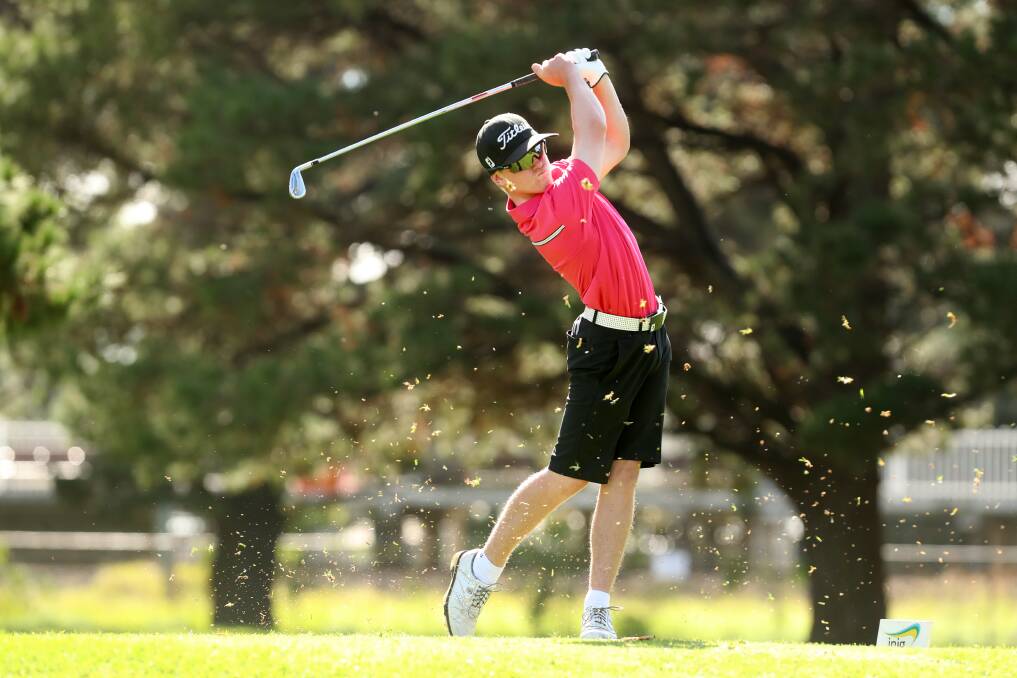 Swinging into form: Kiama golfer Ethan Harvey. Picture: Sylvia Liber.