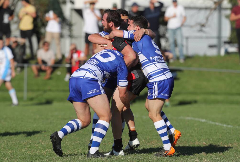 STEP UP: Collegians veteran Jarrod Thompson expects Sunday's major semi-final to be a step up on his side's previous clashes with Thirroul. Picture: Robert Peet