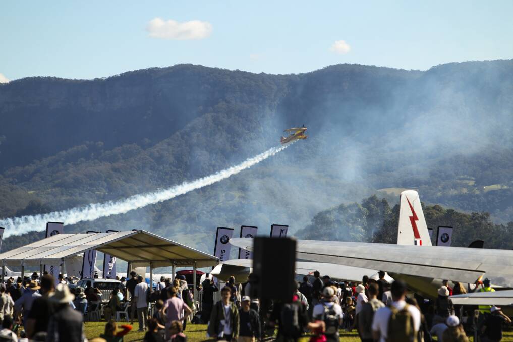 Concerns: The future of May's Wings Over Illawarra is up in the air due to coronavirus concerns. Picture: Anna Warr