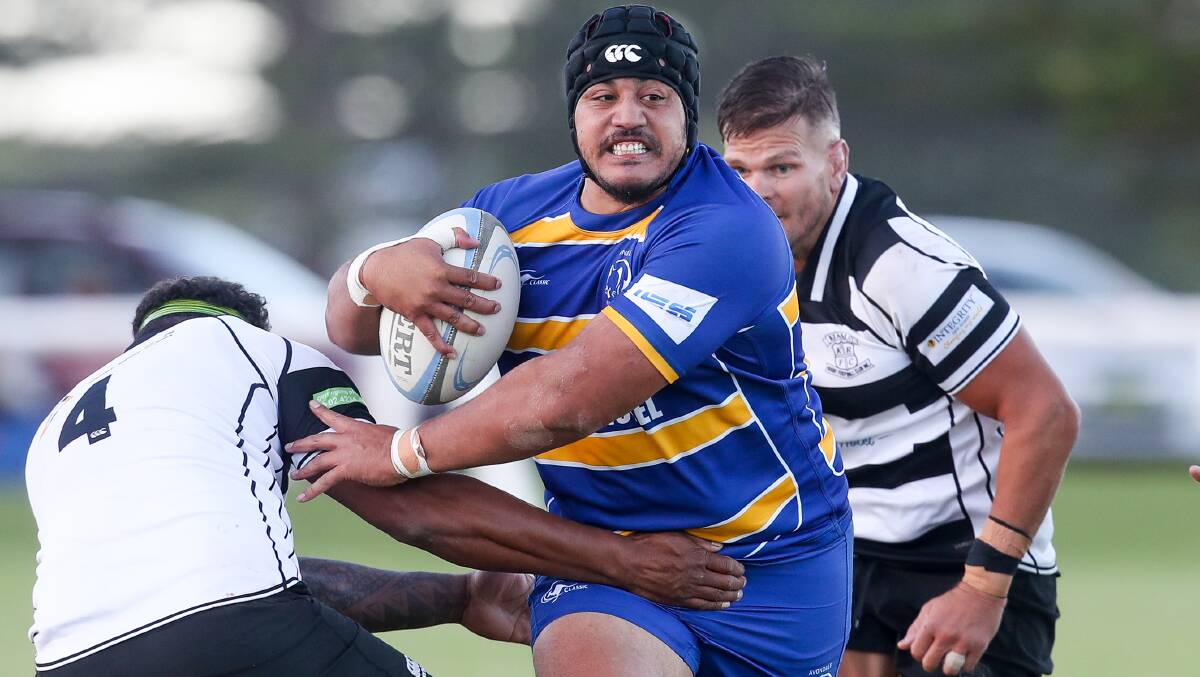 On the charge: Avondale's Willy Taanoa bursts through the defence during Saturday's victory. Picture: Adam McLean.