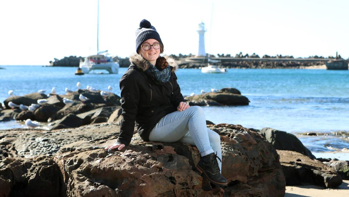 SAILING BY: Talented sailor Lisa McPhee is busy studying hospitality at TAFE Digital and the University of Wollongong. Picture: Sylvia Liber.