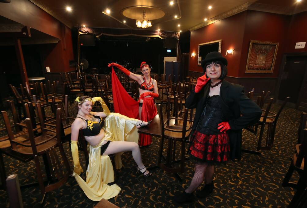 SHOWTIME: 'He did it, then he roped my mum in, so I was like, screw it ill go as well',' says Maya Saunders of learning burlesque with her parents. Picture: Robert Peet