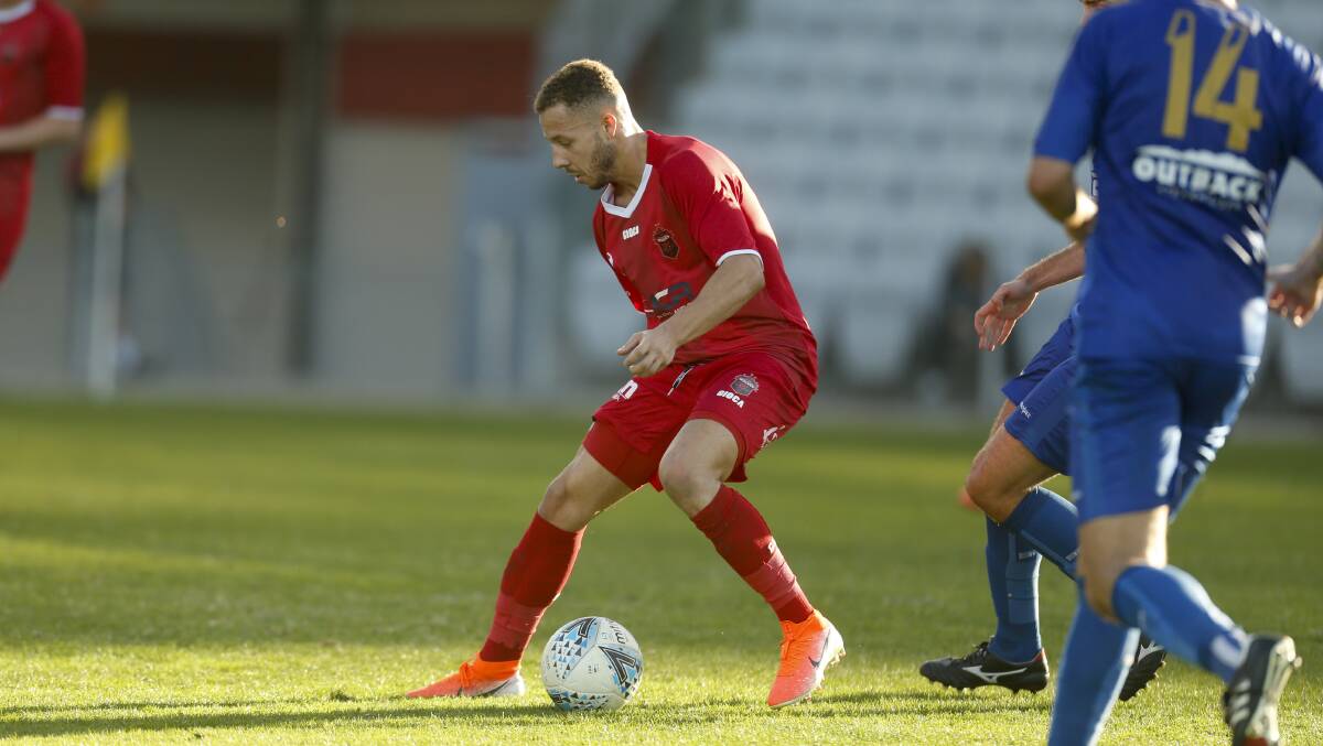 Attacking threat: Thomas James will look to lead Wollongong to victory on Sunday. Picture: Anna Warr.