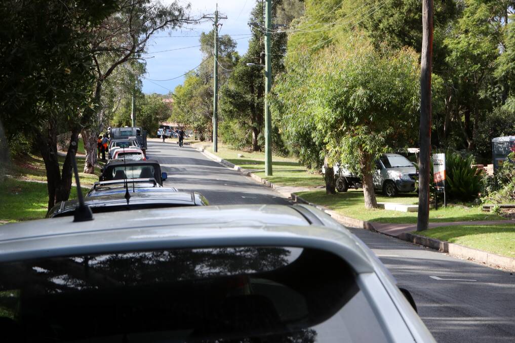 Busy Dallas Street in Keiraville, which is already full of university students' parked cars, could become home to a 20-room boarding house. Picture: Sylvia Liber