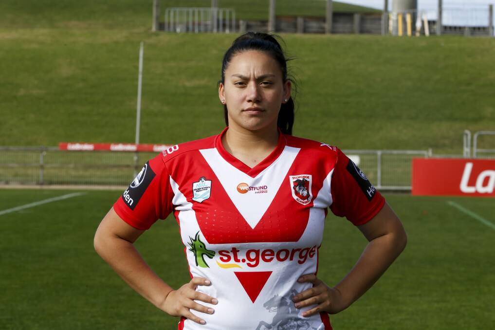 STEPPING UP: Steelers Tarsha Gale Cup star Maddie Weatherall will make her NRLW debut on Sunday just four days after her 18th birthday. Picture: Anna Warr