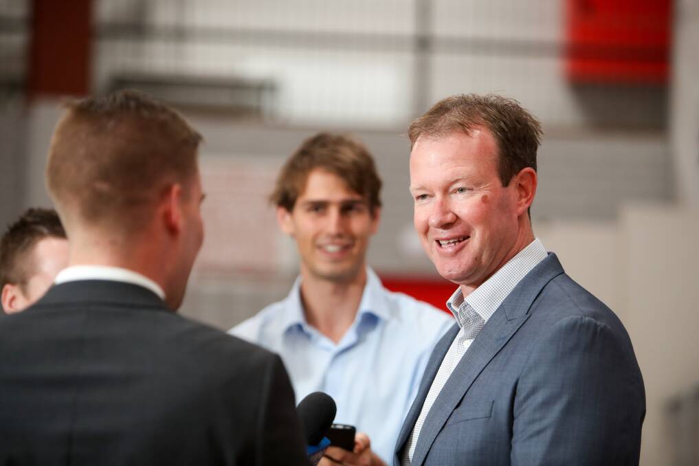 COUP: Hawks general manager Mat Campbell says a sponsorship agreement with basketball media giant SLAM is one of the most significant commercial partnerships in the club's history. Picture: Adam McLean