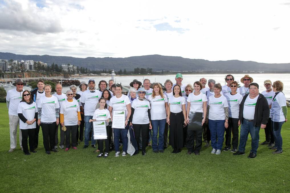 The Illawarra Escarpment Alliance features representatives from more than 15 environmental groups ensuring their voice is heard. Picture: Adam McLean