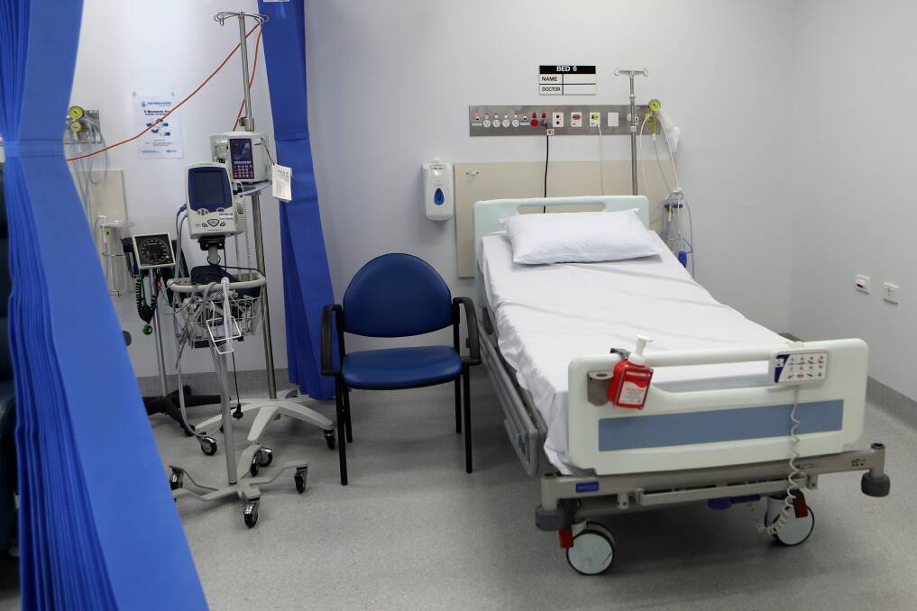ACM file image of a hospital bed at Wollongong Hospital. Picture: Sylvia Liber