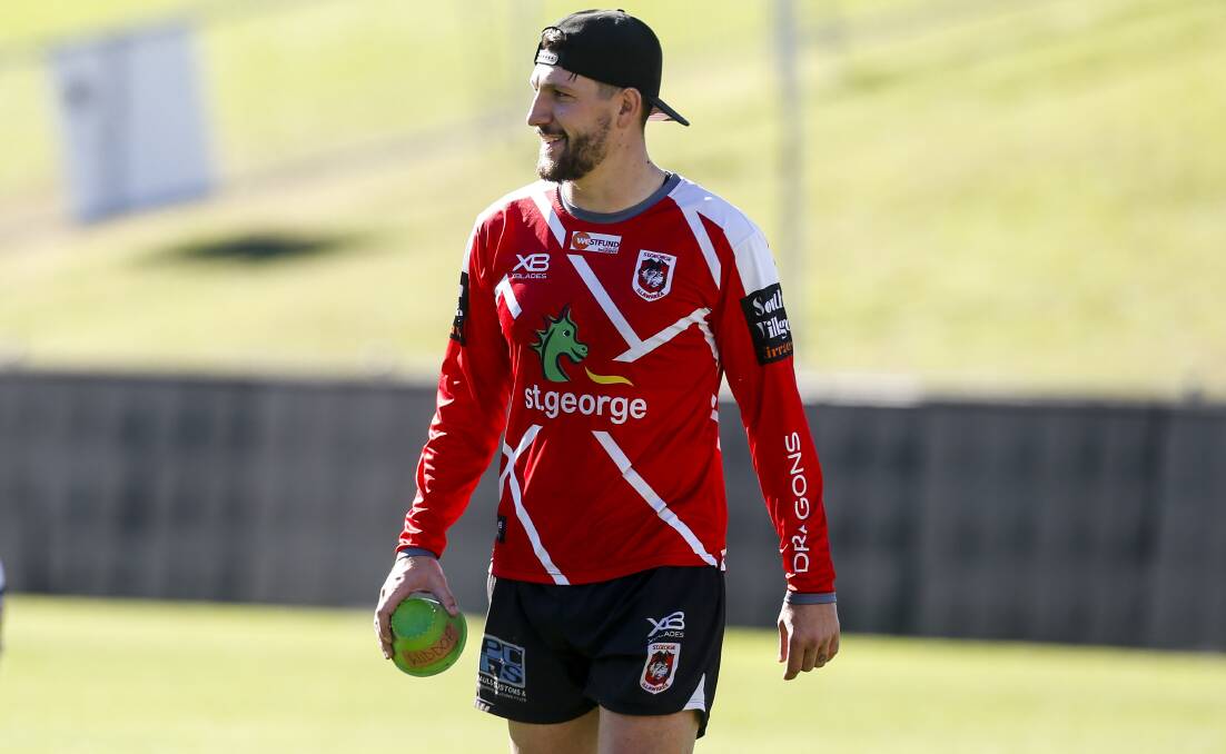  Shouldering the burden: Gareth Widdop is likely to return against South Sydney on Friday. Picture: Anna Warr