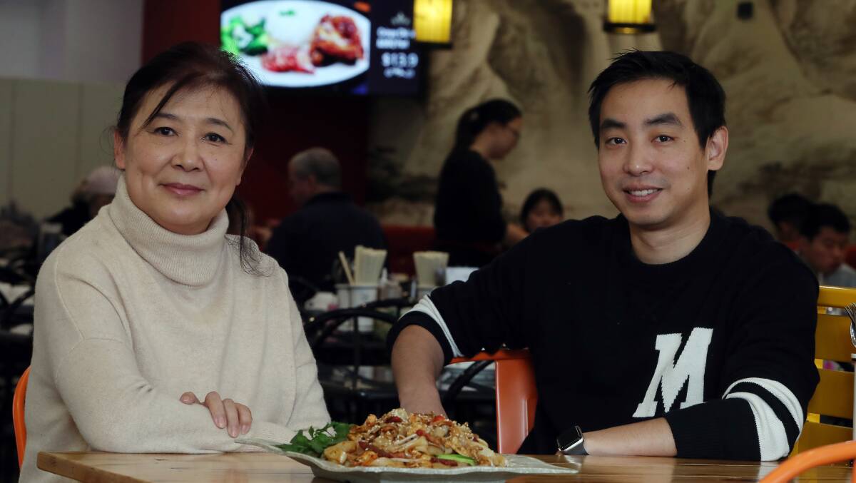 Food World Gourmet Cafe owners Yen Phan and Michael Li. Picture: Robert Peet