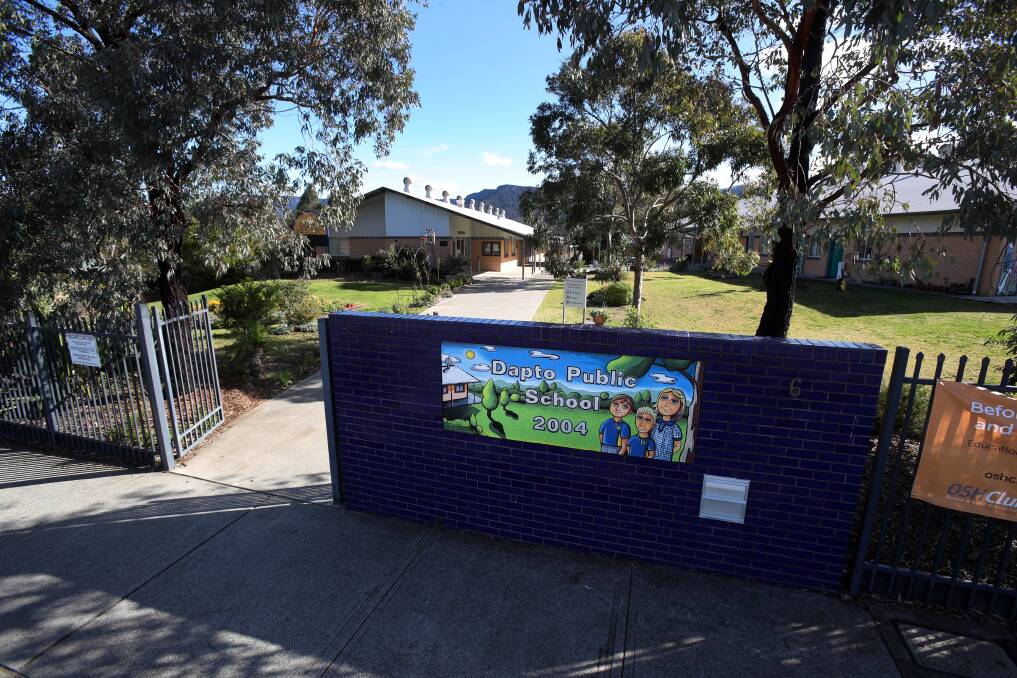The Dapto Public School upgrade will deliver 20 new permanent class rooms, upgraded administration facilities, library, canteen, student toilets and outdoor learning areas. Picture: Robert Peet