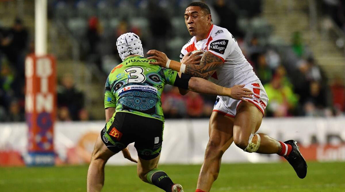 Not giving up: Tyson Frizell. Picture: AAP Image.