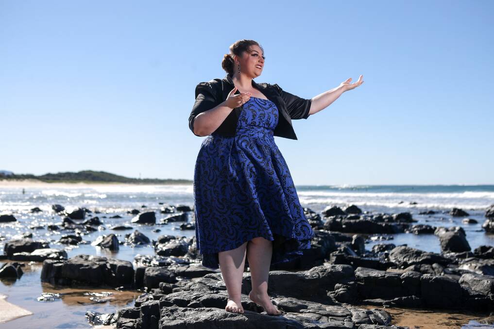 Soprano opera singer Kirsten Jones is a finalist in the Sydney Eisteddfod Opera Scholarship. The prize is $43,000 towards furthering the winner's career. Picture: Adam McLean.