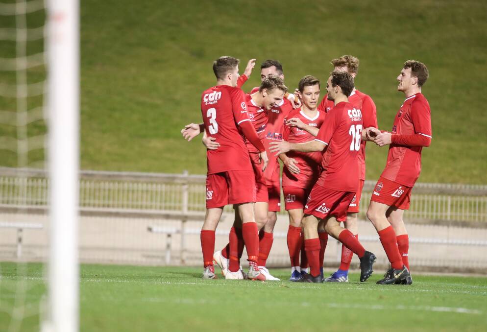 Happy days: Wollongong Wolves. Picture: Adam McLean.