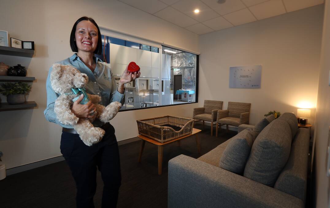 Patch & Purr general manager Davina Bambrick at the Illawarra's newly opened second pet crematorium, as households increasingly treat pets as family members. Picture: Robert Peet