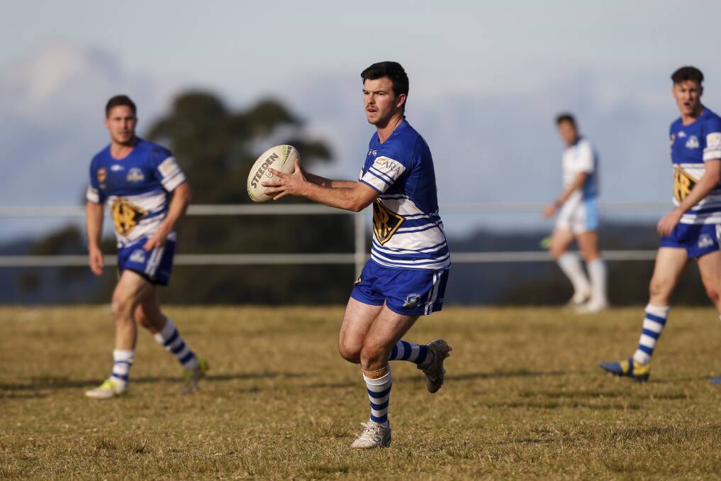 STAR TURN: Thirroul five-eighth Ryan Fletcher was best on ground for the Butchers on Saturday. Picture: Anna Warr