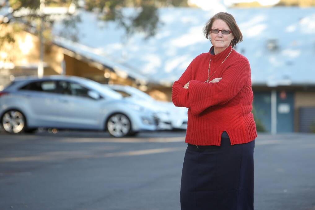 Long way round: When part of Lawrence Hargrave Drive closes next year, teacher Tracey Gersback's commute to work will become six times longer. Picture: Adam McLean