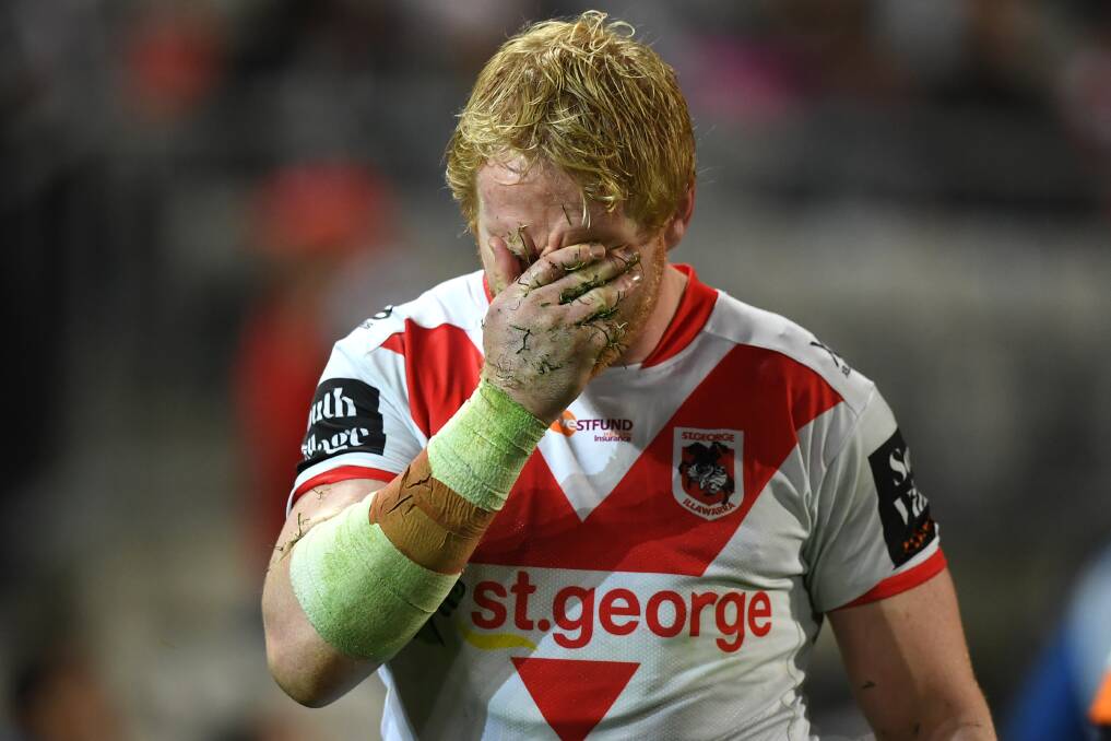 This is how Dragons fans feel after a very lacklustre 2019 season. Picture: Joel Carrett