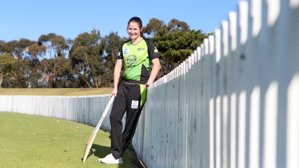 Familiar setting: Albion Park's Tahlia Wilson is hoping to feature for the Thunder when they play on North Dalton Park. Picture: Sylvia Liber.