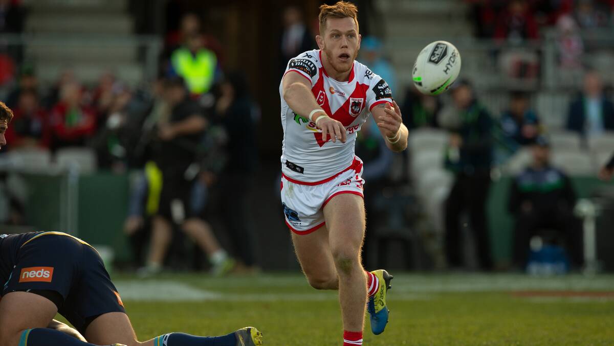 Future leader: Cameron McInnes has been tipped to lead the Dragons in the coming years. Picture: AAP Image/Steve Christo.