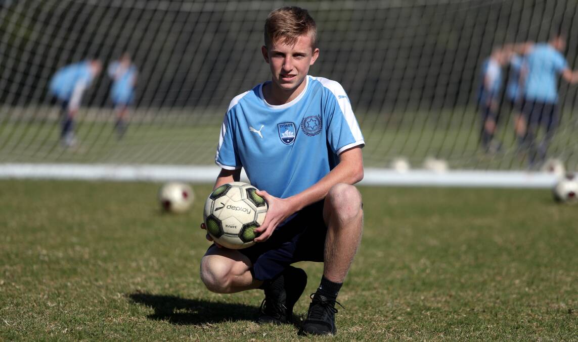 NSW representative: Illawarra Sports High student Flynn Madden. Picture: Robert Peet.