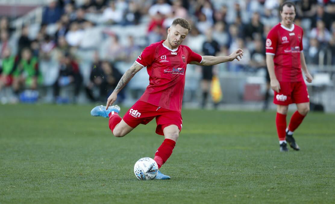 Thomas James has signed a short-term deal with A-League club Perth Glory. Picture: Anna Warr
