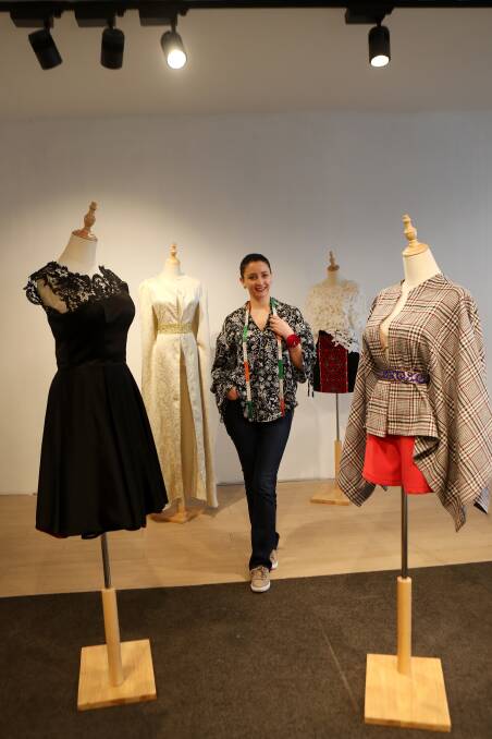 Gina Barjeel inside her pop-up shop on Crown Street in Wollongong. Picture: Sylvia Liber