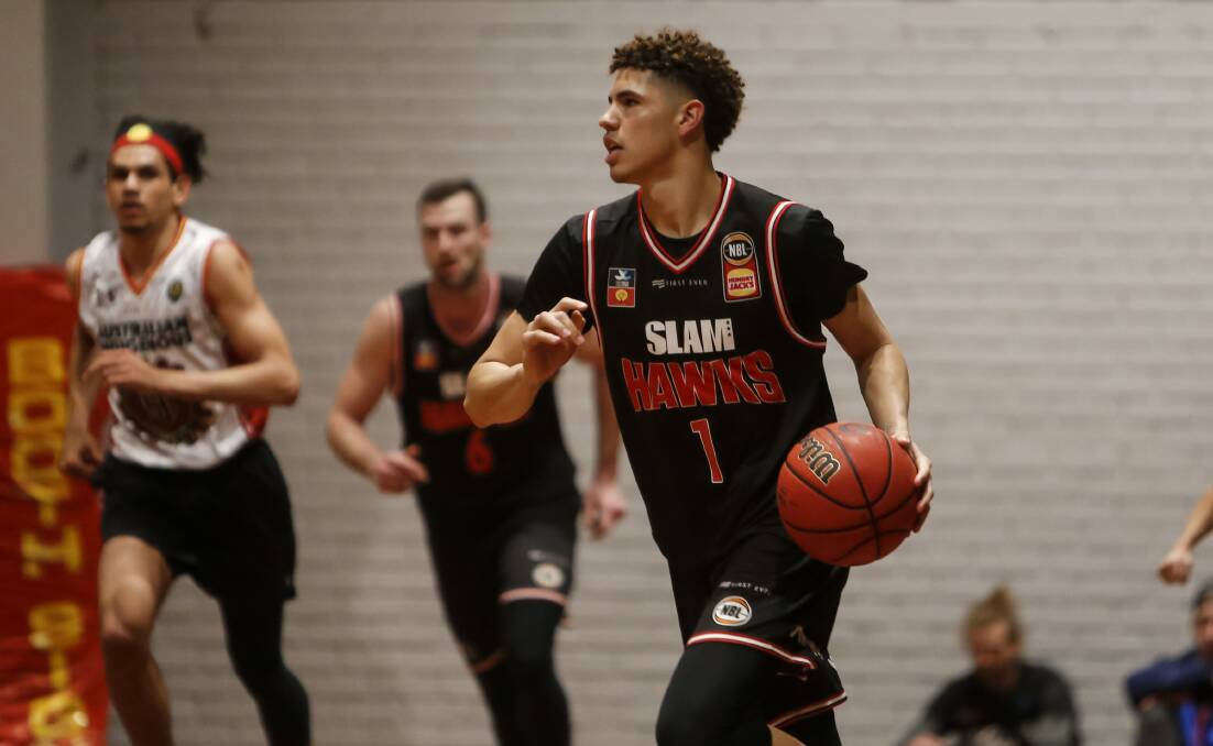 Talent: Hawks player LaMelo Ball. Picture: Anna Warr