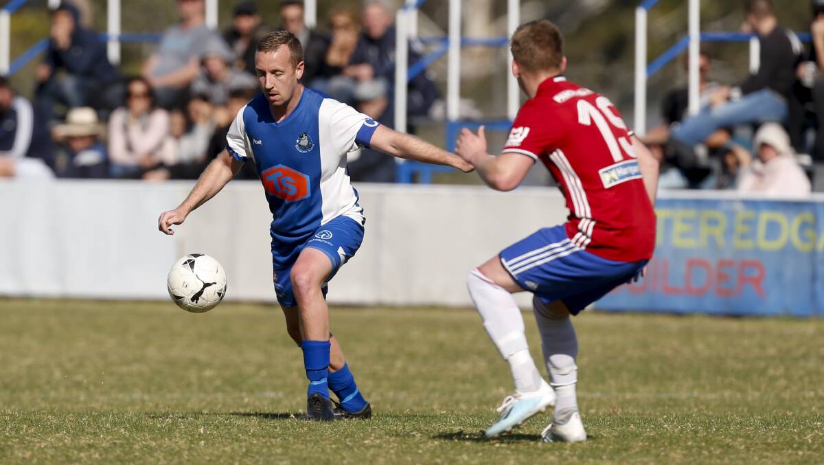Finals push: Tarrawanna's Rick Goodchild scored one and setup another against Albion Park. Picture: Anna Warr