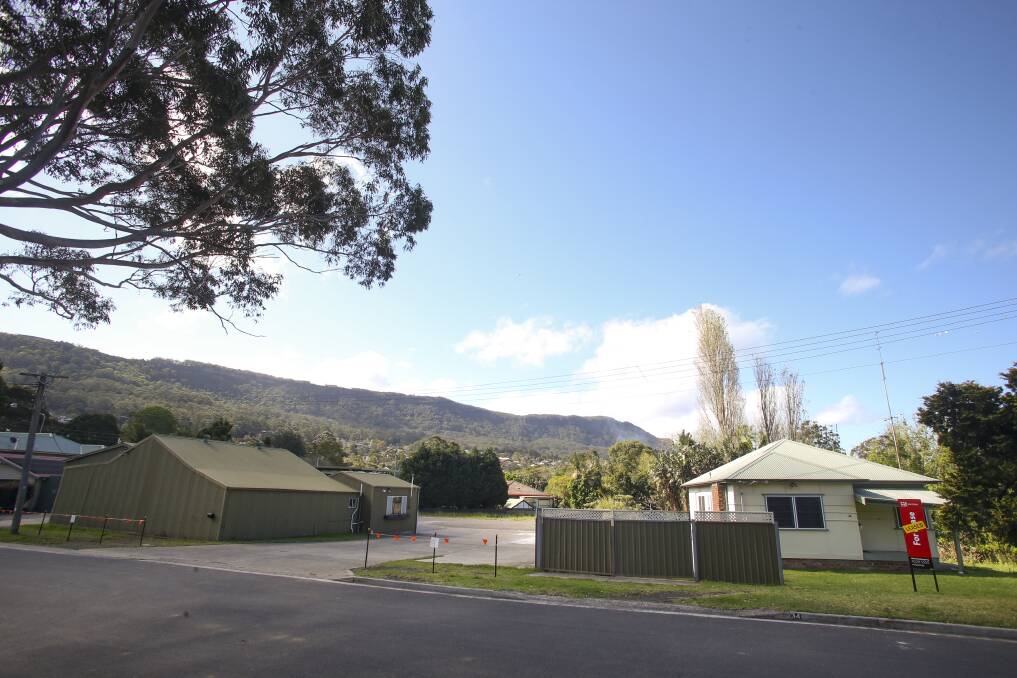 Subdivision: The old Greens bus depot on Hewitts Ave, Thirroul. Picture: Anna Warr.