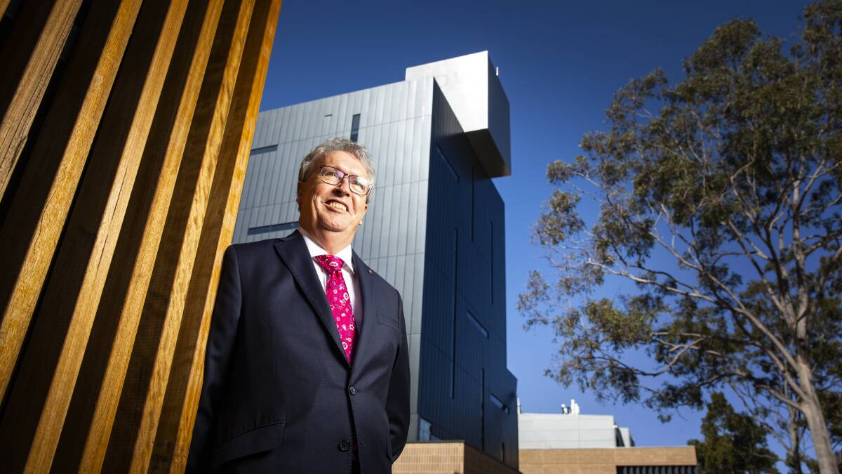TIME'S UP: University of Wollongong vice-chancellor Paul Wellings will step down from his role in June 2021. Picture: Paul Jones