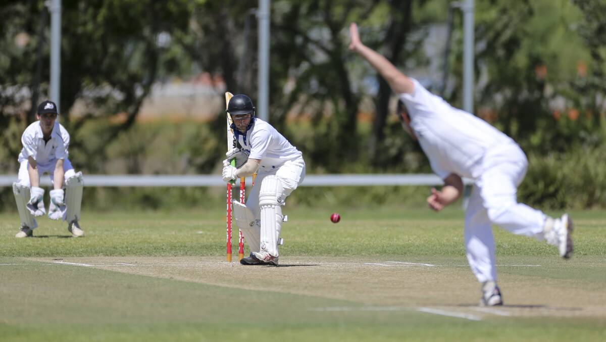 Leading from the front: Dapto captain Jye Phillips is looking to produce an inspirational innings on Saturday. Picture: Anna Warr.
