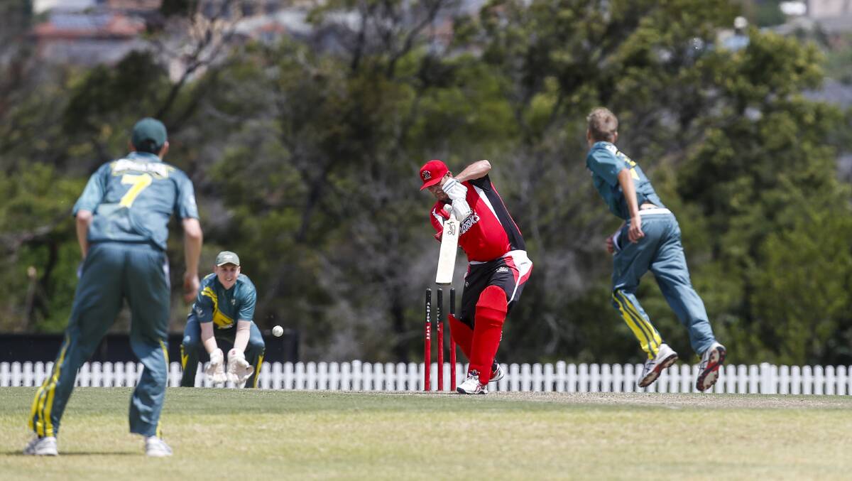 Grand opening: Stuart Tobin found immediate form on the new Croome Cricket Oval, scoring an unbeaten 82 in Saturday's win. Picture: Anna Warr.