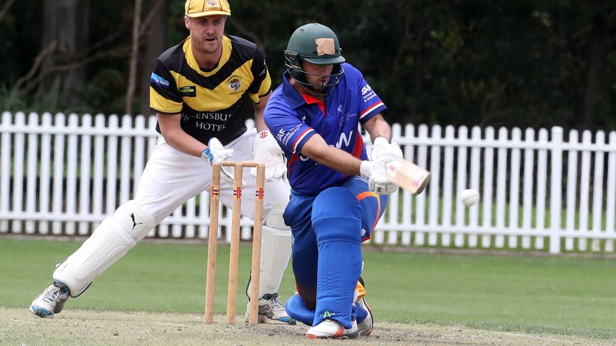 Crucial runs: Mitch Calder is shaping as a key figure for University on Saturday and Sunday. Picture: Robert Peet.