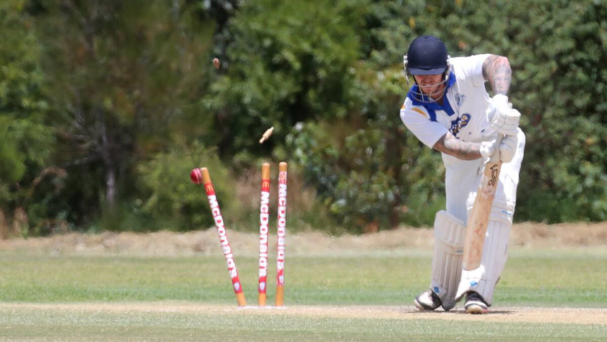 Tough day: Ben Chapman missed out as his teammates made big scores in Dapto's victory over Helensburgh. Picture: Sylvia Liber.