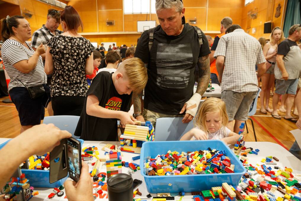 LEGO enthusiasts scroll down for a fabulous fundraiser with thousands and thousand of pieces of bricks in Berkeley. Picture: Max Mason-Hubers