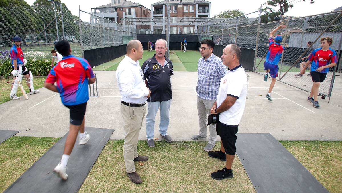 Dispute: Greater Illawarra administrator Glenn Bridge (second from left) has been removed from his role by Cricket NSW. Picture: Adam McLean.
